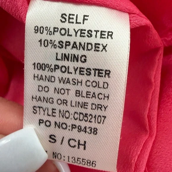 Vici Pink Bow One Shoulder Dress - Picture 5 of 5